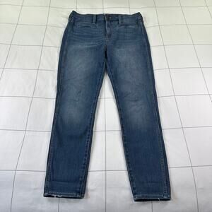 Madewell Jeans Womens 29 Blue 10" High-Rise Roadtripper Jeggings Zip Pocket
